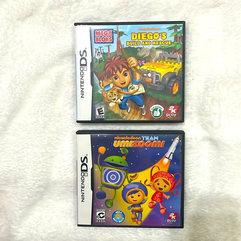 Nintendo DS games Nickelodeon Team Umizoomi & Mega Bloks Diego’s Build & Rescue